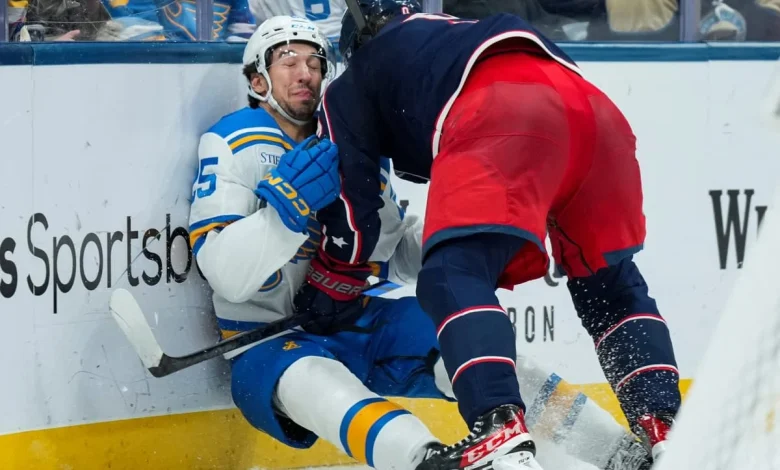 Blues’ Jordan Kyrou expected to be healthy scratch against Sabres