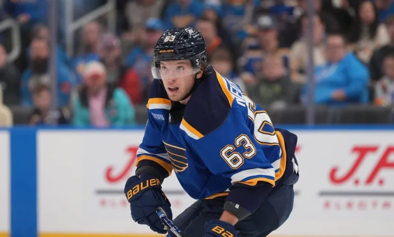 Blues activate forward Jake Neighbours after 12-game absence