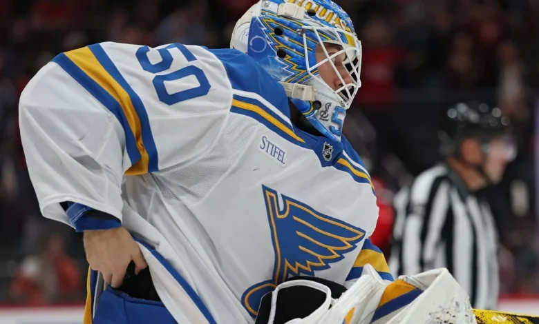 Blues goalie had 'full intention' to give Ovi puck