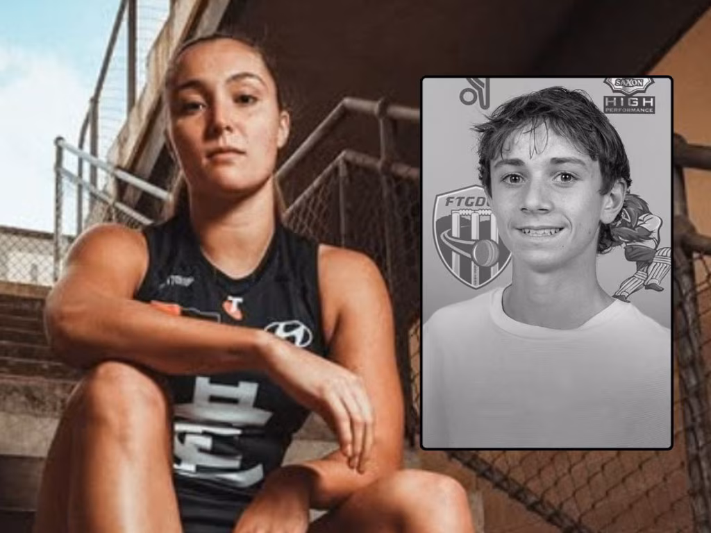 Blues wrap arms around Austin family amid emotional finals return