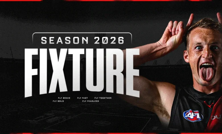 Bombers' 2026 fixture locked in