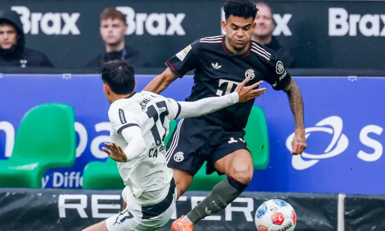 Borussia Mönchengladbach’s Jens Castrop suspended after tackle on Bayern Munich’s Luis Díaz