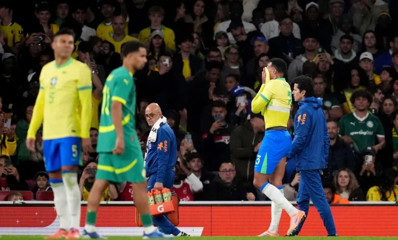 Brazil 2-0 Senegal: Premier League stars shine but concern for Arsenal as Gabriel limps off in victory