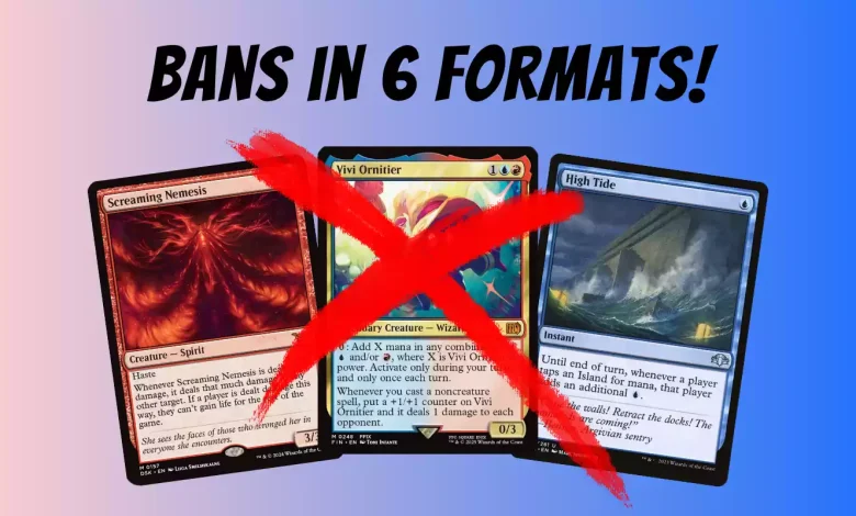 Breaking News: MTG Bans in 6 Formats on November 10th!