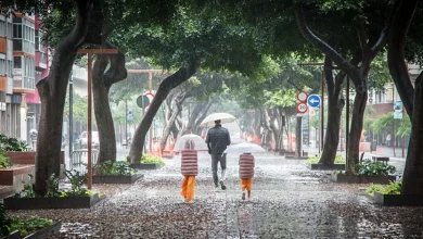 Brit holiday hotspot battered as Storm Claudia brings risk of torrential rain and flooding