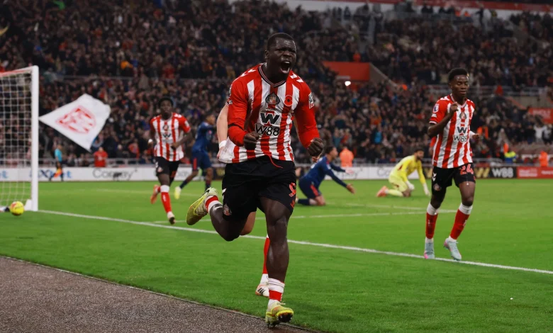 Brobbey's LATE goal ends Arsenal's winning run in thrilling draw