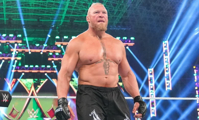 Brock Lesnar Botches Entrance On WWE Raw