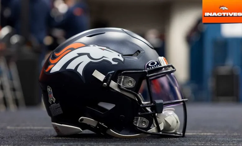 Broncos announce inactive players for Week 9 game vs. Texans
