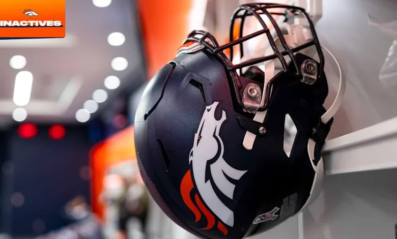Broncos announce inactives for Week 11 game vs. Chiefs