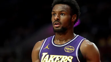 Bronny James gets second career start for short-handed Lakers vs. Bucks