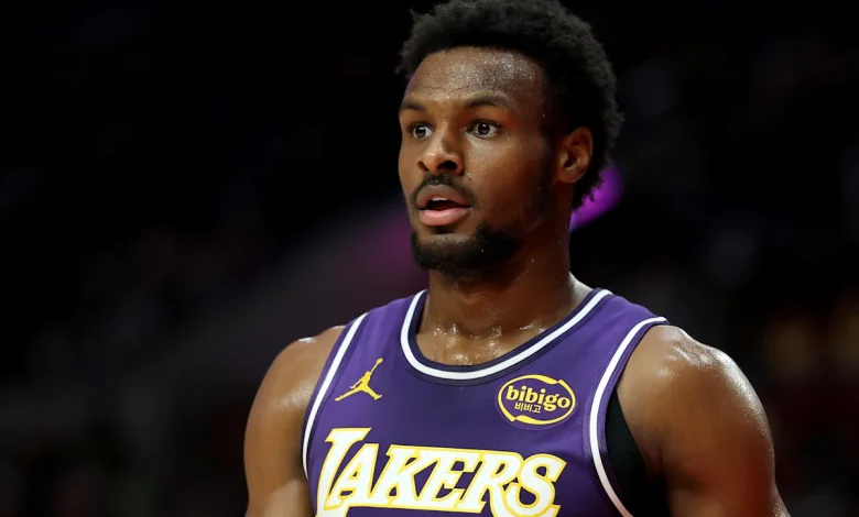 Bronny James gets second career start for short-handed Lakers vs. Bucks