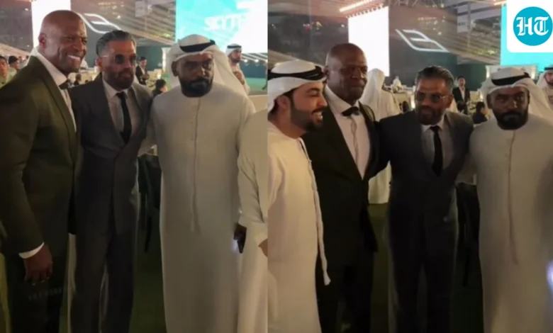 Brooklyn Nine-Nine star Terry Crews calls Suniel Shetty a ‘legend’ during encounter in Mumbai | Bollywood