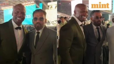 Brooklyn Nine-Nine star Terry Crews meets Suniel Shetty in Mumbai event, calls him a 'legend'