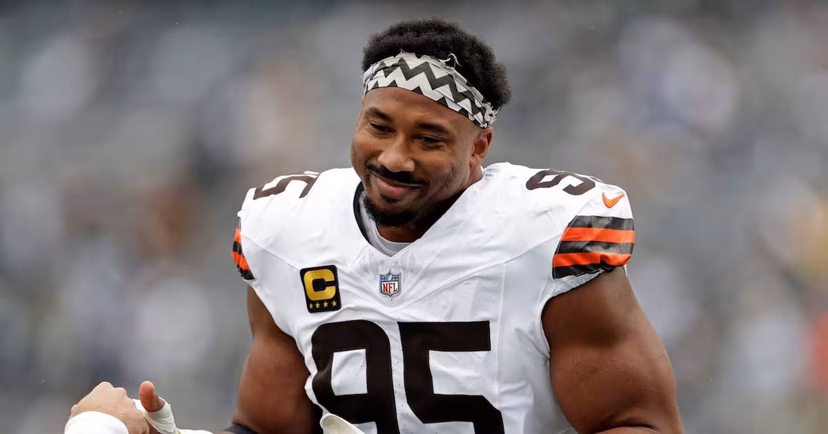 Browns’ Garrett is thinking about when, not if, he will break the NFL sack record