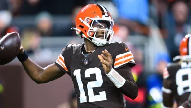 Browns QB Shedeur Sanders makes NFL debut