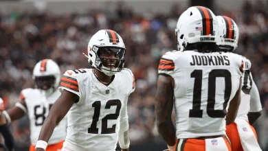 Browns lead Raiders 14-3 at halftime in Shedeur Sanders’ first start