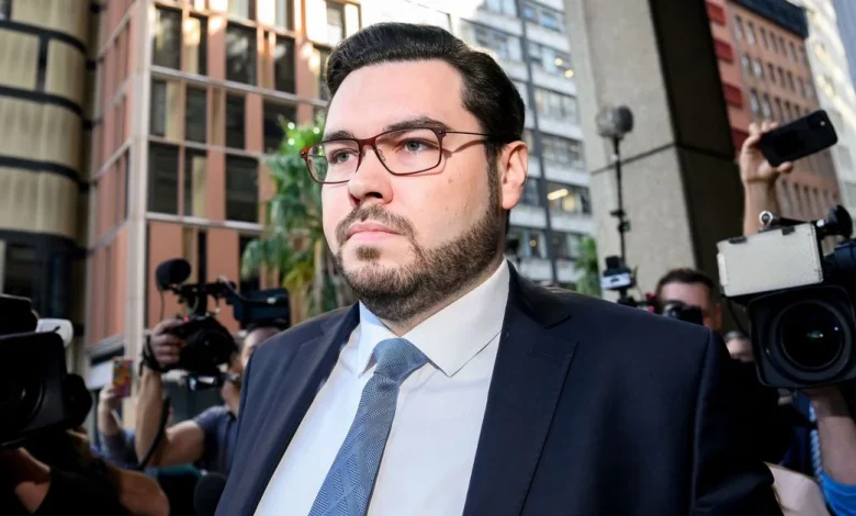 Bruce Lehrmann, lawyer, fail to show up in court over vehicle-stealing charge