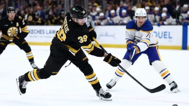 Bruins’ Morgan Geekie, a hot stick and the specs that are working right