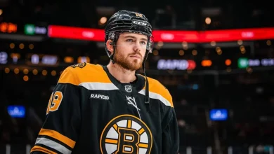 Bruins center Johnny Beecher, a waivers assignment and a frank evaluation