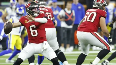 Buccaneers QB Baker Mayfield exits game vs. Rams with shoulder injury