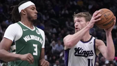 Bucks center Myles Turner gets 1st glimpse at visiting locker room in his return to Indianapolis