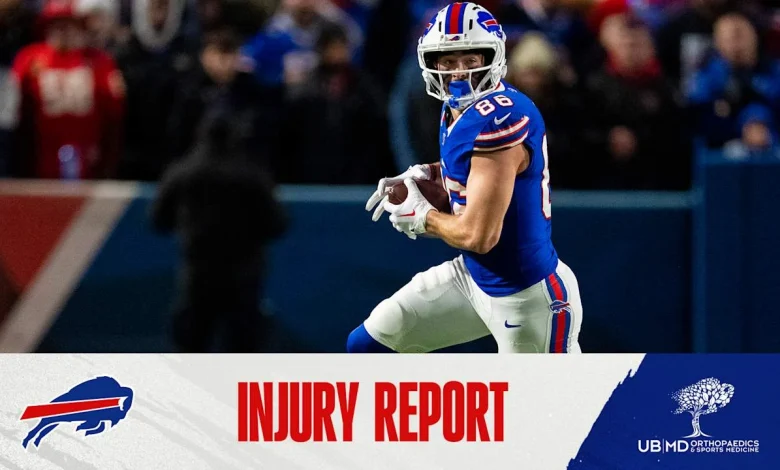 Buffalo Bills Injury Report vs. Texans | Week 12