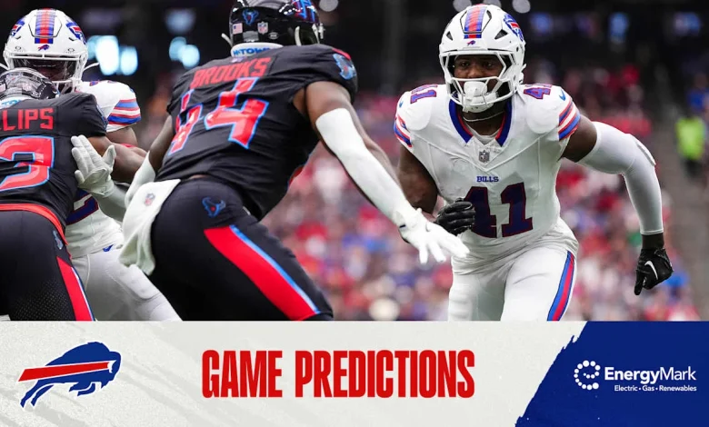 Buffalo Bills at Houston Texans Game Predictions | Week 12
