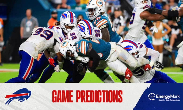 Buffalo Bills at Miami Dolphins Game Predictions | Week 10
