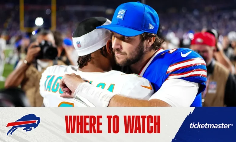 Buffalo Bills at Miami Dolphins | Where to watch, stream and listen | Week 10