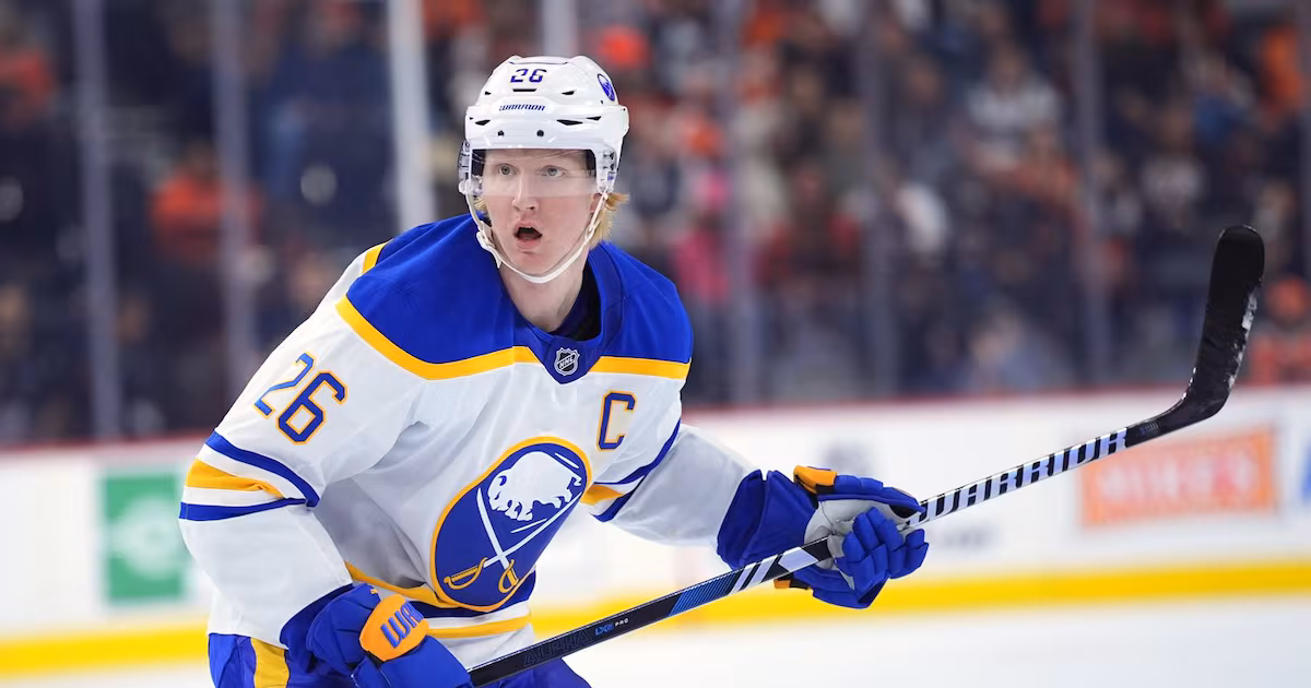 Buffalo Sabres captain Rasmus Dahlin taking temporary leave of absence from team