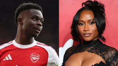 Bukayo Saka's getting married! Arsenal star goes 'all out' with proposal to girlfriend Tolami Benson and buys 'absolutely enormous' engagement ring