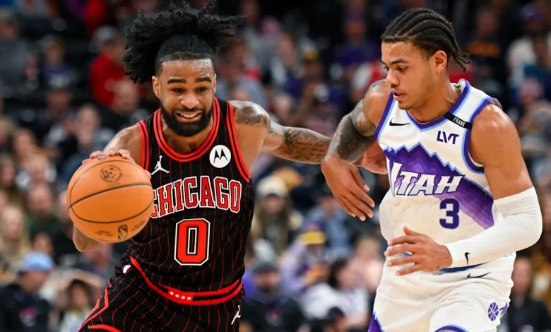 Bulls guard Coby White returns from calf injury, hits buzzer-beater to force 2OT in loss to Jazz