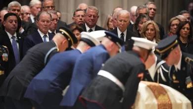 Bush, Biden and former vice presidents honor Dick Cheney, while Trump, Vance snubbed for funeral invitation