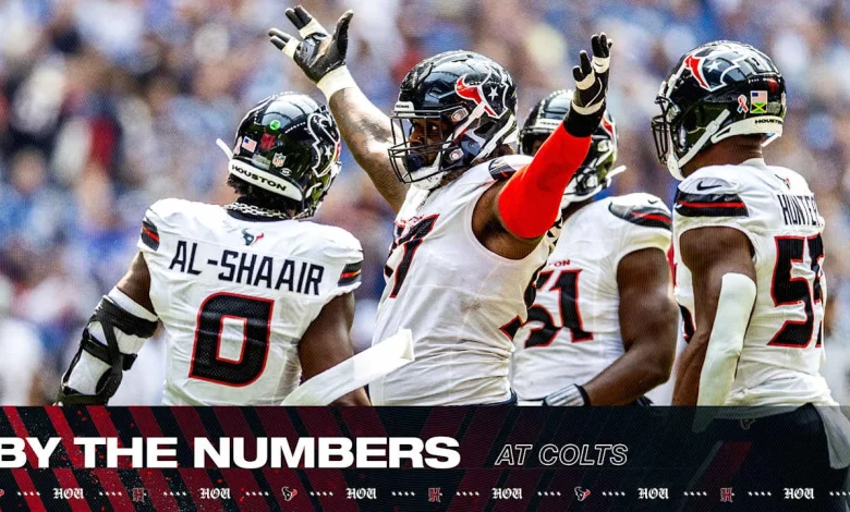 By The Numbers | Texans at Colts