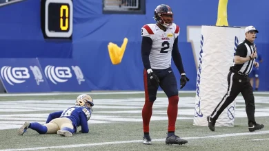 CFL suspends Alouettes’ Oakman indefinitely for policy breach