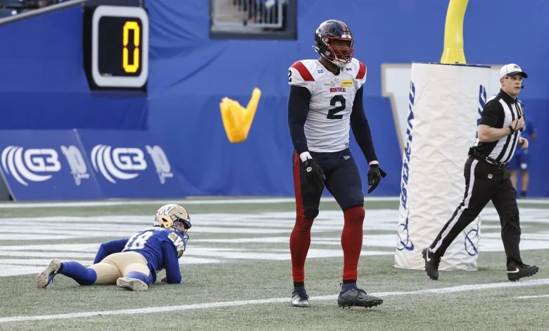 CFL suspends Alouettes’ Oakman indefinitely for policy breach