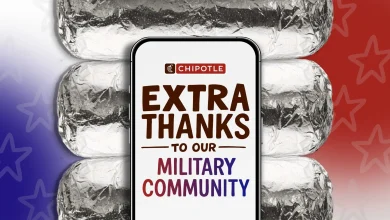 CHIPOTLE HONORS SERVICE MEMBERS WITH A VETERANS DAY ENTRÉE OFFER