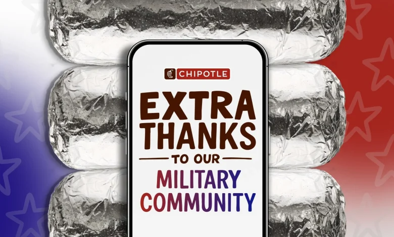 CHIPOTLE HONORS SERVICE MEMBERS WITH A VETERANS DAY ENTRÉE OFFER