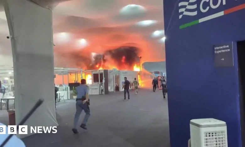 COP30 climate talks evacuated after fire breaks out