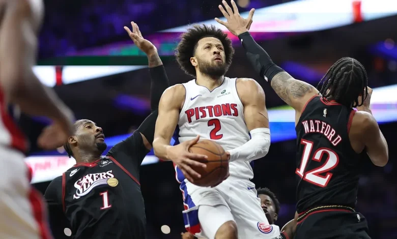 Cade Cunningham scorches 76ers in 2nd half to keep Pistons atop Eastern Conference