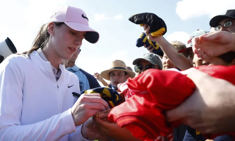 Caitlin Clark’s round at LPGA event to be shown live on Golf Channel - The Athletic