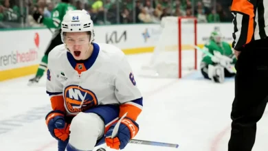 Cal Ritchie starting to make positive strides in his game for Islanders