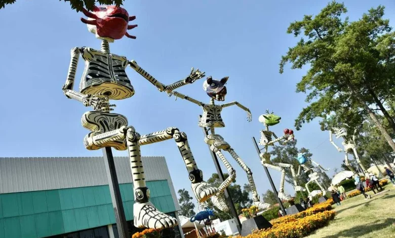 Calaveras gigantes llegan a Iztapalapa ¡Visítalas GRATIS!