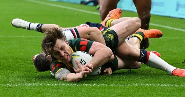 Cameron Munster with a Try vs. England