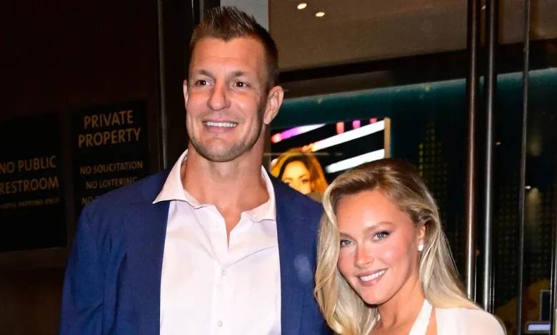 Camille Kostek Stylishly Reps Rob Gronkowski’s Jersey With Chic Custom Item