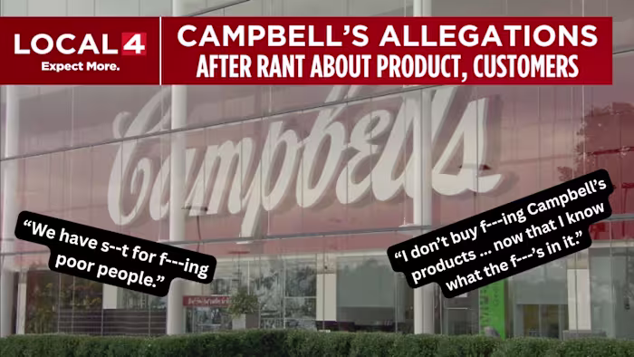 Campbell Soup exec caught on secret recording slamming product, people who buy it