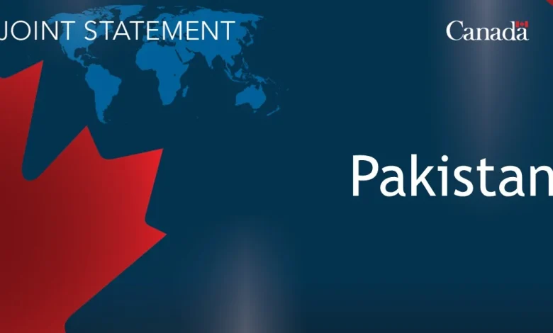 Canada-Pakistan Joint Statement: Reaffirming strong and enduring ties