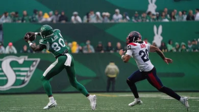 Canadian receivers Ajou Ajou, Mitch Picton active for Saskatchewan Roughriders in 112th Grey Cup