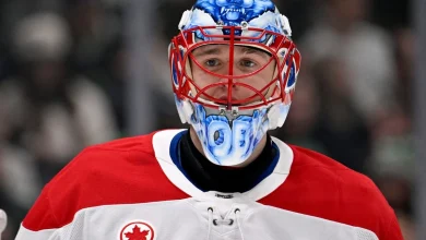 Canadiens’ Jakub Dobes emotional after OT loss to Devils: ‘Disappointed in myself’