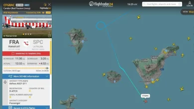 Cancelled Flights by AENA in Santa Cruz de Tenerife Province